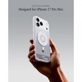 Spigen iPhone 17 Pro Max -kuori Ultra Hybrid Classic MagFit Silver