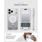 Spigen iPhone 17 Pro Max -kuori Ultra Hybrid Classic MagFit Silver
