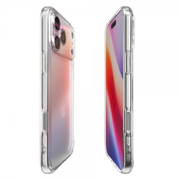 Spigen iPhone 17 Pro Max Ultra Hybrid Crystal Clear -suojakuori