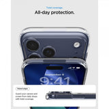 Spigen iPhone 17 Pro Max Ultra Hybrid MagFit -suojakuori, kirkas, Deep Blue