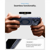 Spigen iPhone 17 Pro Max Ultra Hybrid MagFit -suojakuori, kirkas, Deep Blue