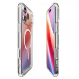 Spigen iPhone 17 Pro Max -suojakuori Ultra Hybrid MagFit Clear White