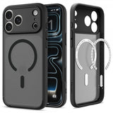 Spigen iPhone 17 Pro Max Ultra Hybrid MagFit Frost Black -suojakuori