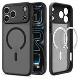 Spigen iPhone 17 Pro Max Ultra Hybrid MagFit Frost Black -suojakuori