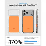 Spigen iPhone 17 Pro Max -kuori Ultra Hybrid T MagFit Glossy Orange
