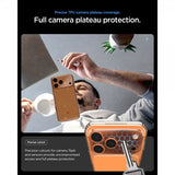 Spigen iPhone 17 Pro Max -kuori Ultra Hybrid T MagFit Glossy Orange