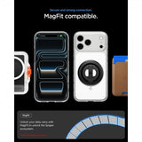 Spigen iPhone 17 Pro Max -kuori Ultra Hybrid T MagFit Glossy White