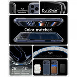 Spigen iPhone 17 Pro Max Ultra Hybrid T MagFit Mattasininen kuori