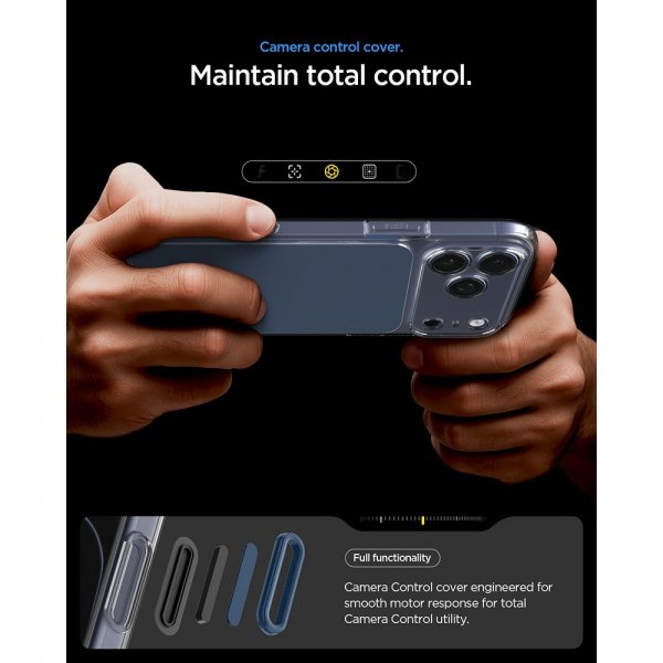 Spigen iPhone 17 Pro Max Ultra Hybrid T MagFit Mattasininen kuori