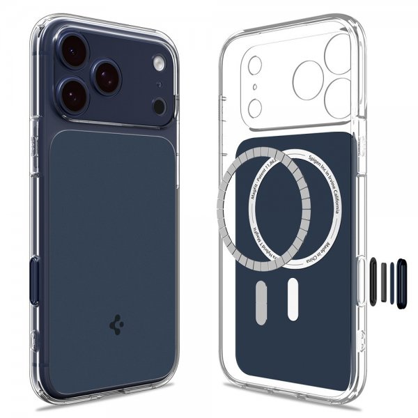 Spigen iPhone 17 Pro Max Ultra Hybrid T MagFit Mattasininen kuori