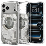 Spigen iPhone 17 Pro Max Kuori Ultra Hybrid Zero One MagFit Natural Titanium