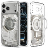 Spigen iPhone 17 Pro Max Kuori Ultra Hybrid Zero One MagFit Natural Titanium