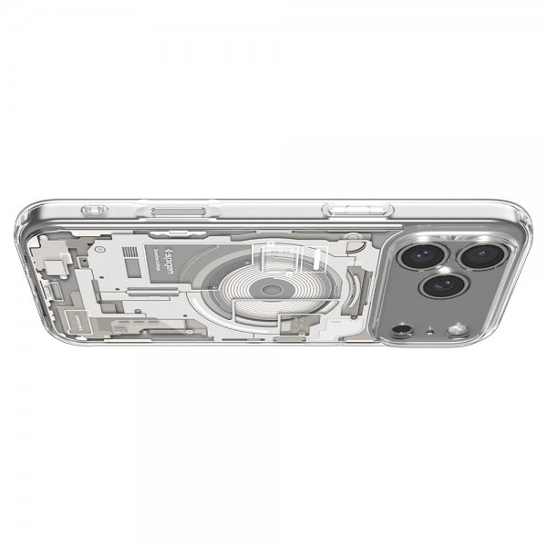 Spigen iPhone 17 Pro Max Kuori Ultra Hybrid Zero One MagFit Natural Titanium