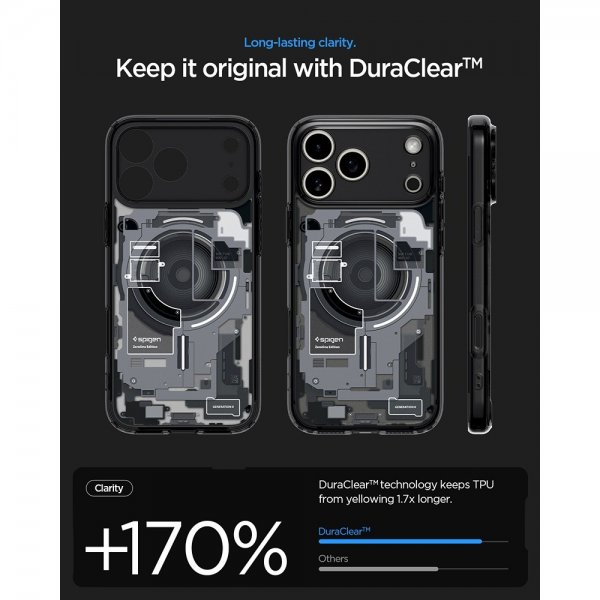 Spigen iPhone 17 Pro Max Ultra Hybrid Zero One MagFit -suojakuori, musta