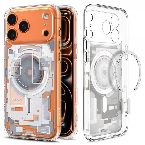 Spigen iPhone 17 Pro Max Kuori Ultra Hybrid Zero One MagFit Valkoinen