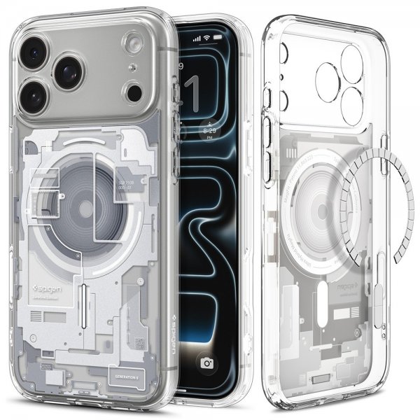 Spigen iPhone 17 Pro Max Kuori Ultra Hybrid Zero One MagFit Valkoinen