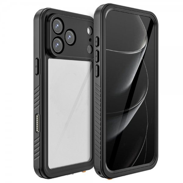 Redpepper iPhone 17 Pro Max -suojakuori vedenkestävä IP68 musta