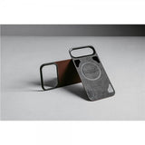 Nomad iPhone 17 Pro Max Skin Mag Nahkatakaosa Rustic Brown