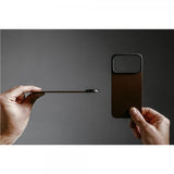 Nomad iPhone 17 Pro Max Skin Mag Nahkatakaosa Rustic Brown