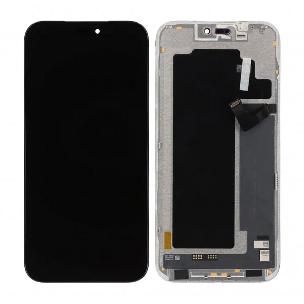 iPhone 17 Pro Max Pehmeä OLED-näyttö Korkealaatuinen Musta (RJ-merkki)