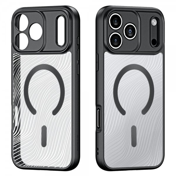 Dux Ducis iPhone 17 Pro -kuori, Aimo Series MagSafe, musta