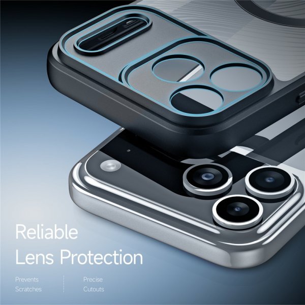 Dux Ducis iPhone 17 Pro -kuori, Aimo Series MagSafe, musta