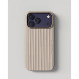 Nudient iPhone 17 Pro -kuori Bold Case MagSafe Linen Beige