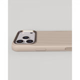 Nudient iPhone 17 Pro -kuori Bold Case MagSafe Linen Beige