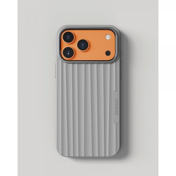 Nudient iPhone 17 Pro -kuori Bold Case MagSafe Urban Grey