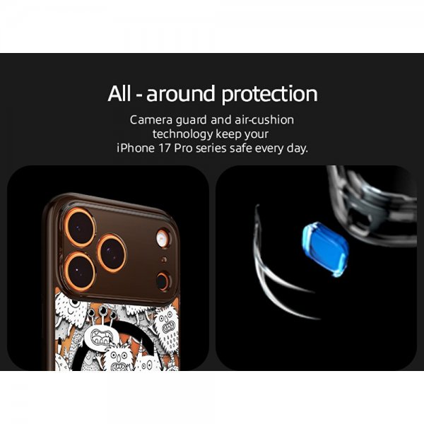 Spigen iPhone 17 Pro -suojakuori C11 MagFit Inkverse