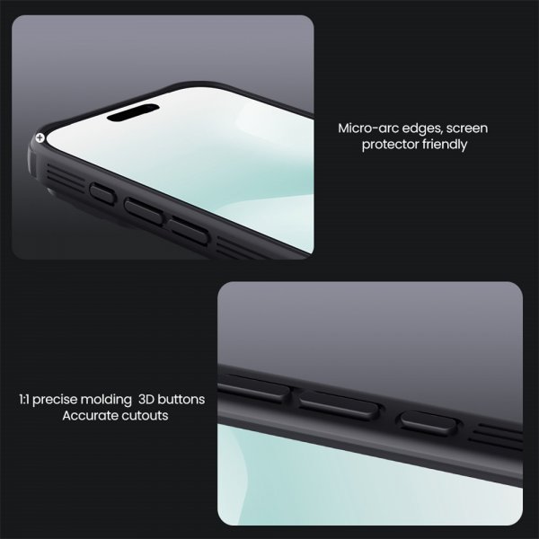 Nillkin iPhone 17 Pro CamShield Pro MagSafe -suojakuori, musta