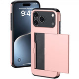 iPhone 17 Pro Kotelo Korttilokero Ruusukulta