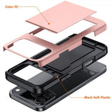 iPhone 17 Pro Kotelo Korttilokero Ruusukulta