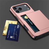 iPhone 17 Pro -suojakuori Card Slide, musta