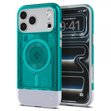 Spigen iPhone 17 Pro -suojakuori Classic C1 MagFit Bondi Blue