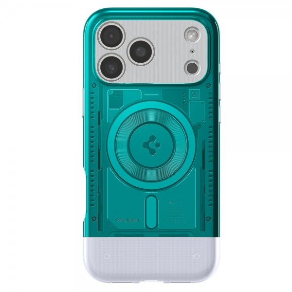 Spigen iPhone 17 Pro -suojakuori Classic C1 MagFit Bondi Blue