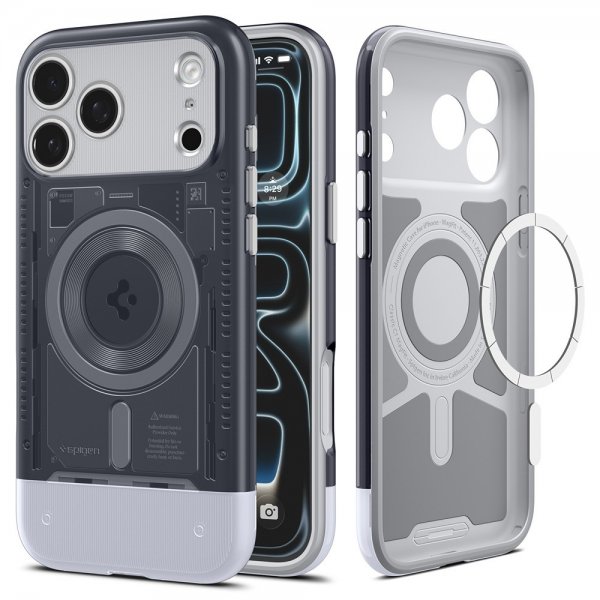 Spigen iPhone 17 Pro -suojakuori Classic C1 MagFit Graphite