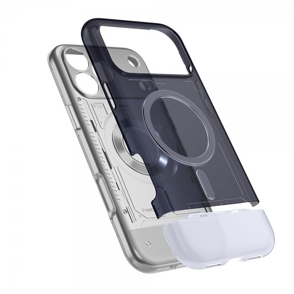 Spigen iPhone 17 Pro -suojakuori Classic C1 MagFit Graphite
