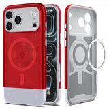 Spigen iPhone 17 Pro -kuori Classic C1 MagFit Ruby