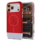 Spigen iPhone 17 Pro -kuori Classic C1 MagFit Ruby