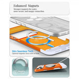 Spigen iPhone 17 Pro Classic C1 MagFit Tangerine -suojakuori