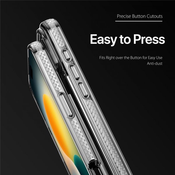 Dux Ducis iPhone 17 Pro -suojakuori, Clin-sarja, läpinäkyvä