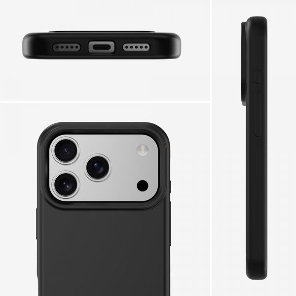 4smarts iPhone 17 Pro Suojakuori Cupertino MagSafe Musta