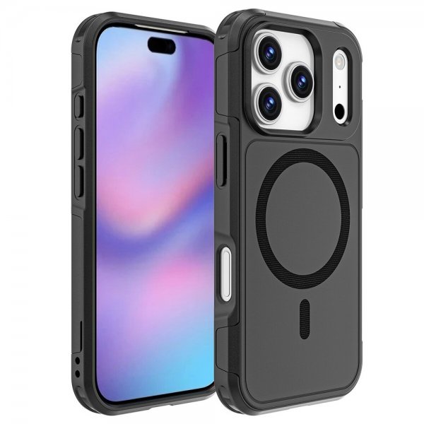 4smarts iPhone 17 Pro -suojakuori Defend Case Ultimag Musta