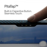 Pitaka iPhone 17 Pro -kuori Edge Black/Blue Twill