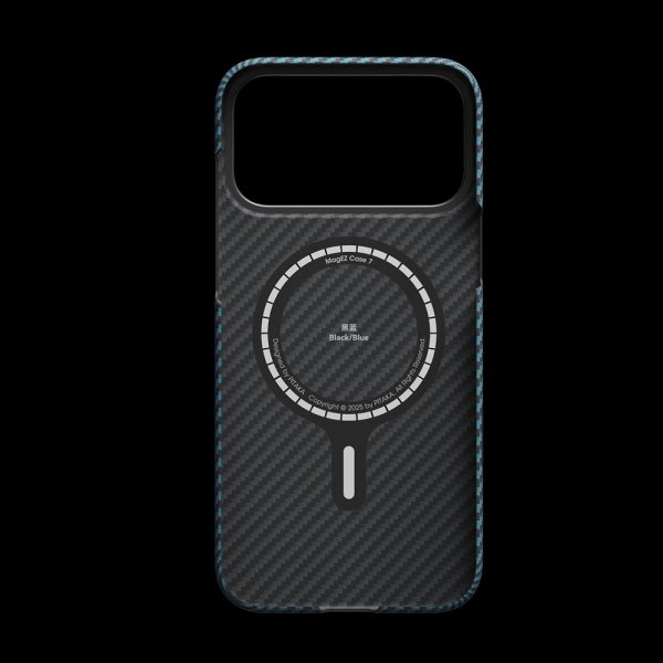 Pitaka iPhone 17 Pro -kuori Edge Black/Blue Twill