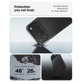 Spigen iPhone 17 Pro -kuori Enzo Aramid T MagFit musta