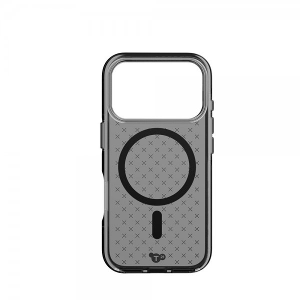Tech21 iPhone 17 Pro -suojakuori EvoCheck MagSafe Smokey Black