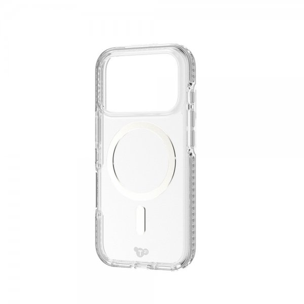 Tech21 iPhone 17 Pro Suojakuori EvoCrystal MagSafe Metallic Silver