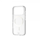 Tech21 iPhone 17 Pro Suojakuori EvoCrystal MagSafe Metallic Silver